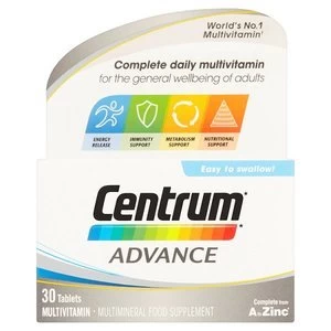 Image of Centrum Advance Multivitamin Tablets 30s