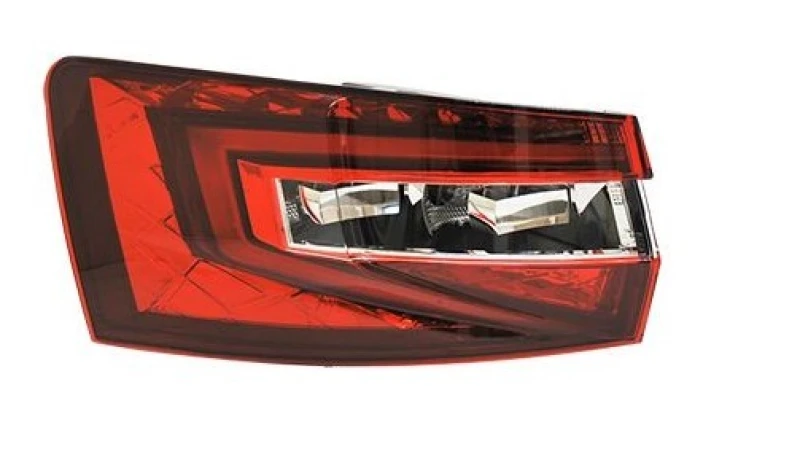 Image of VAN WEZEL 7639925 Rear light Outer section, with bulb holder, Left Combination Rearlight (391)
