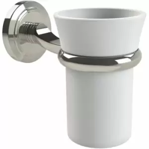 image of Miller Oslo Tumbler Holder Polished Nickel