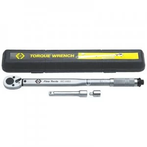 image of C.K. T4463 T4463 Torque wrench Forward/reverse ratchet 1/2 (12.5 mm) 42 - 210 Nm