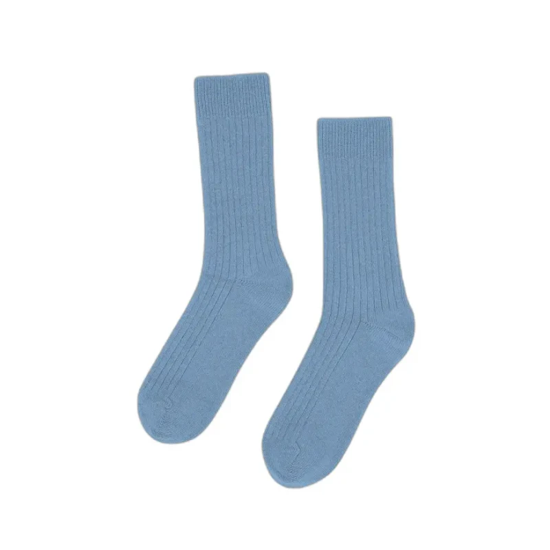 Image of Colorful Standard Football Socks Colorful Standard Seaside Blue Bleu Unisex 36/40
