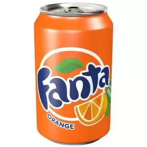 image of Fanta Orange Soft Drink Can 330ml Ref N001529 Pack 24 169922