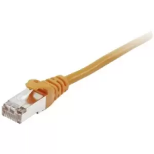 Image of Equip 605572 RJ45 Network cable, patch cable CAT 6 S/FTP 3m Orange gold plated connectors
