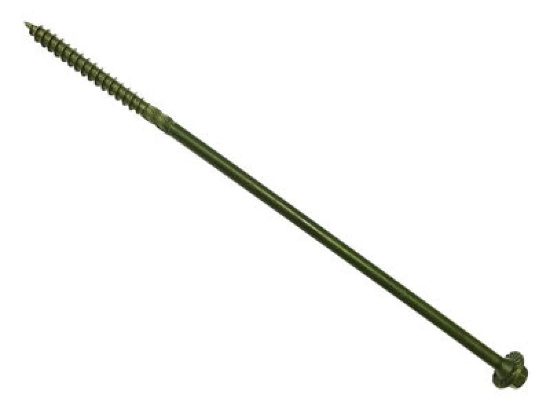 Image of Forgefix 20Tf200 Timber Fixing Screws Green Treated 6.3X 200mm Bag 20 For20Tf200