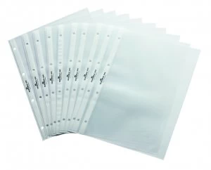 Image of Durable Table Top Presenter Pockets A4 Landscape Pack of 10 8566