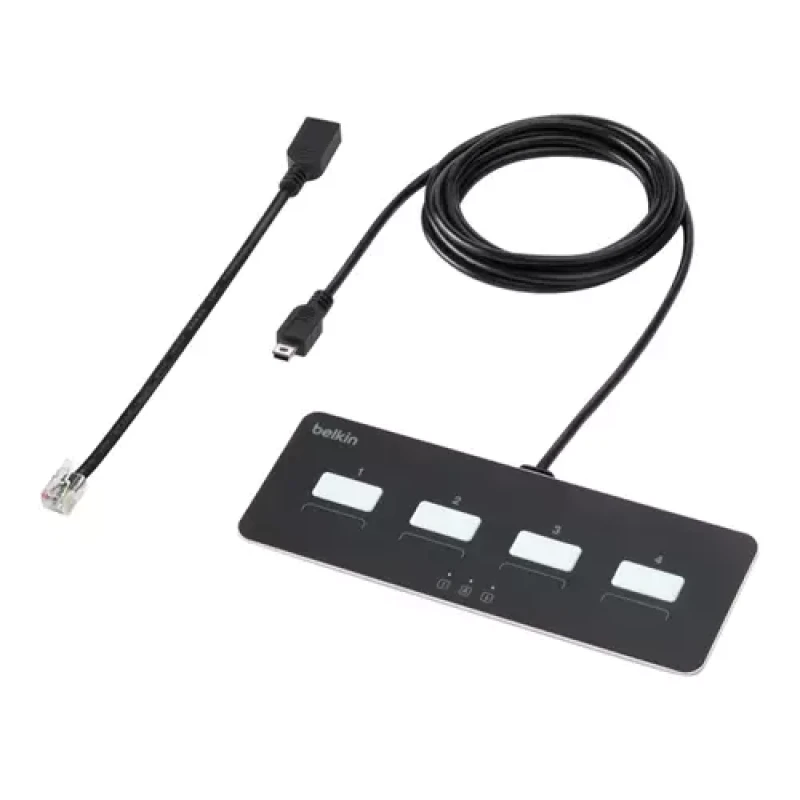 Image of Belkin F1DN-MOD-REM4 KVM switch Black