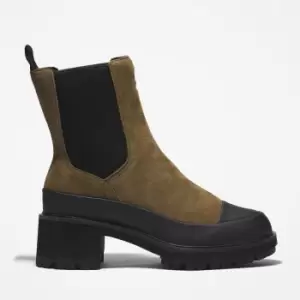 Timberland Kori Park Chelsea Boot For Her In Greige Green, Size 8