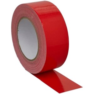 Image of Sealey Duct Tape Red 50mm 50m