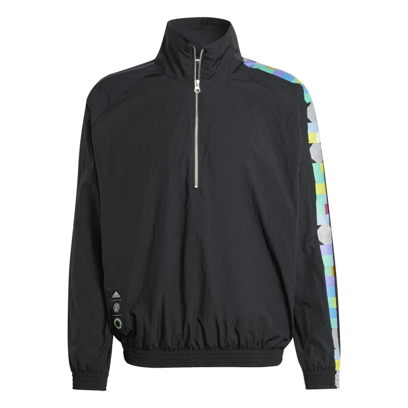 Image of adidas Manchester United Peter Saville Tracksuit Top Mens - Black XS
