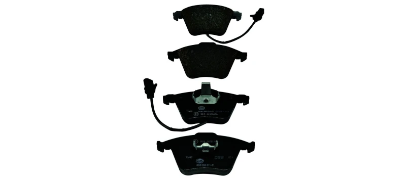 Image of HELLA Brake pad set HELLA 8DB 355 011-711