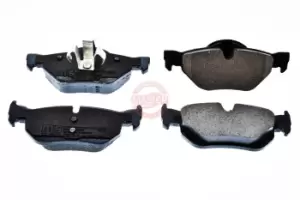 Image of MASTER-SPORT Brake pad set Premium Rear Axle 13046072172N-SET-MS Brake pads,Brake pad set, disc brake BMW,3 Touring (E91),3 Limousine (E90)