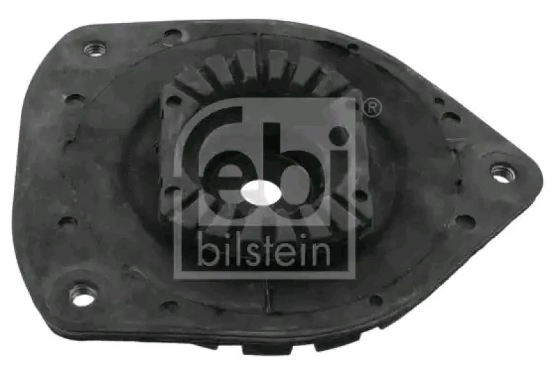 Image of FEBI BILSTEIN 49852 Top strut mount Front Axle, without bearing Elastomer Suspension Strut Support Bearing (1180)