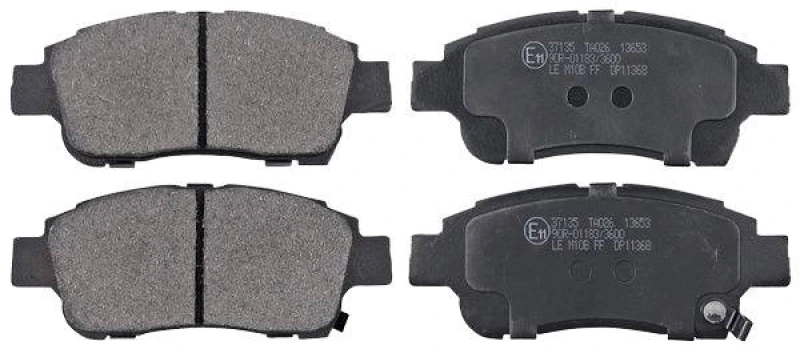 Image of A.B.S. 37135 Brake pad set with acoustic wear warning Brake Pad Set,disc brake (402)