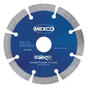 image of 115mm GPX10 Universal Concrete Diamond Blade