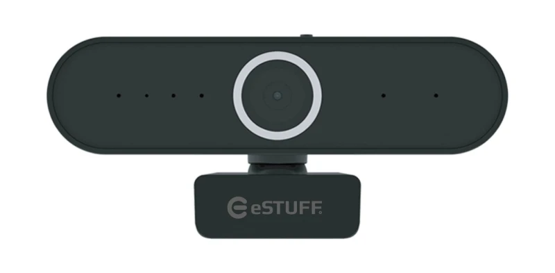 Image of eSTUFF GLB246250 webcam 2 MP 1920 x 1080 pixels Black