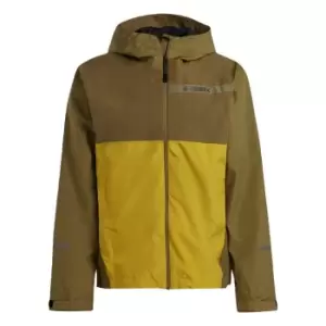 Image of adidas Terrex Multi RAIN. RDY 2-Layer Rain Jacket Mens - Green