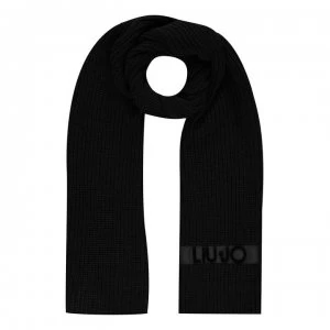 image of Liu Jo Knitted Scarf - Black 2222