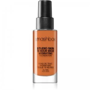 Image of Smashbox Studio Skin 24 Hour Wear Hydrating Foundation Hydrating Foundation Shade 4.05 Dark With Warm, Peachy Undertone 30ml