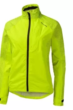 Image of Altura Nightvision Storm Womens Waterproof Jacket in Hi-Viz Yellow