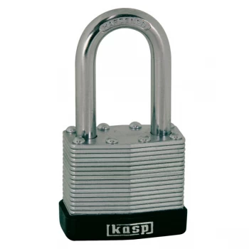 Image of Kasp K13040L40D Laminated Steel Padlock - 40x40mm - Long Shackle