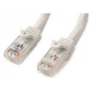 image of StarTech White Gigabit Snagless RJ45 UTP Cat6 Patch Cable - Patch Cord (3m)