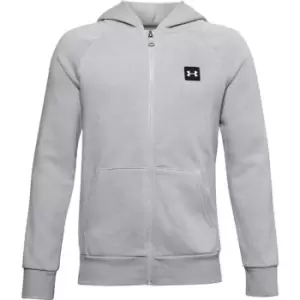 image of Under Armour Armour Rival Fleece Zip Hoodie Juniors - Grey