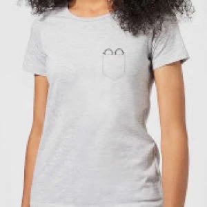Image of Harry Potter Harry Potter Pocket Glasses Womens T-Shirt - Grey - 3XL