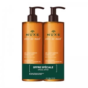 image of NUXE Reve de Miel Cleansing Gel Duo Set