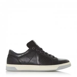 image of Dune London Timber Stitch Detail Trainers - Black