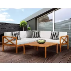 Image of Greenhurst Kemberton Corner Sofa Set - Natural