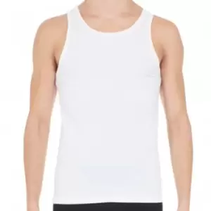 Image of HOM Supreme Cotton Tank Top - White XXL