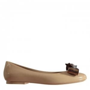 image of Melissa Doll Dream Ballet Pumps - Latte