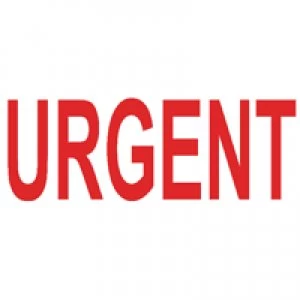 Image of Colop Green Line Word Stamp Urgent Red C144837URG