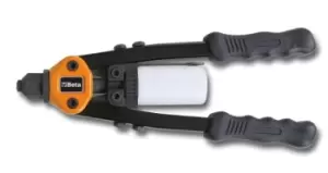 Image of Beta Tools 1740B Compact Heavy Duty Riveting Pliers with 5 Nozzles 280mm