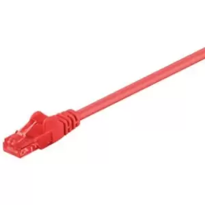 Image of Goobay RJ45 U/UTP CAT 6 Network Cable - 0.5m - Red
