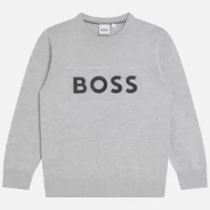 Image of Hugo Boss Boys Pullover - Chine Grey - 12 Years