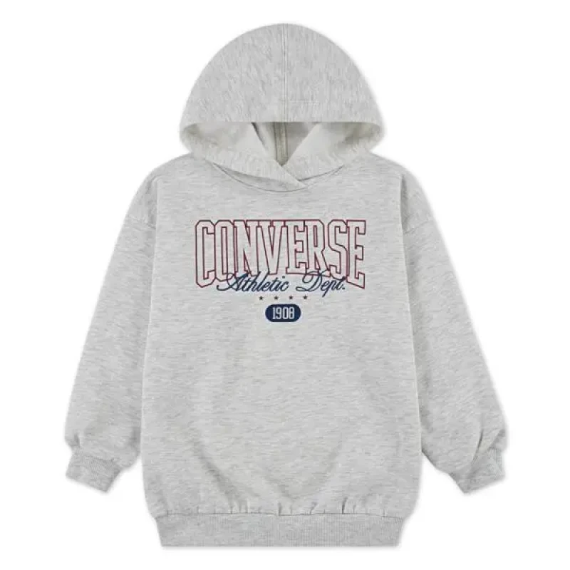 Image of Converse Girl hoodie Converse Boyfriend Gris Female 13/15 ans
