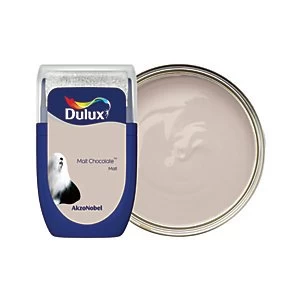 Image of Dulux Malt Chocolate Matt Emulsion Paint 30ml