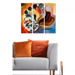 Image of MDF13275894204 Multicolor Decorative MDF Painting (3 Pieces)