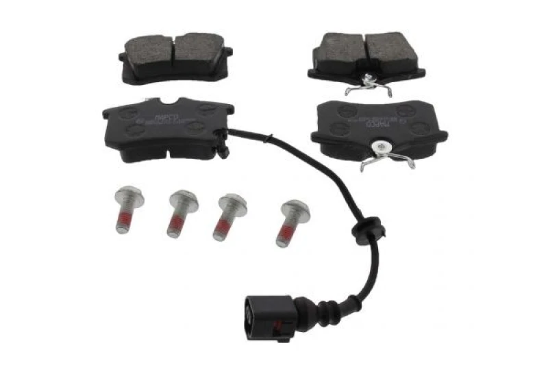 Image of MAPCO 6492/1 Brake pad set Rear Axle, incl. wear warning contact Brake Pad Set,disc brake (402)