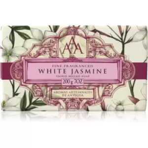 image of The Somerset Toiletry Co. Aromas Artesanales de Antigua Triple Milled Soap Bar Soap White Jasmine 200 g