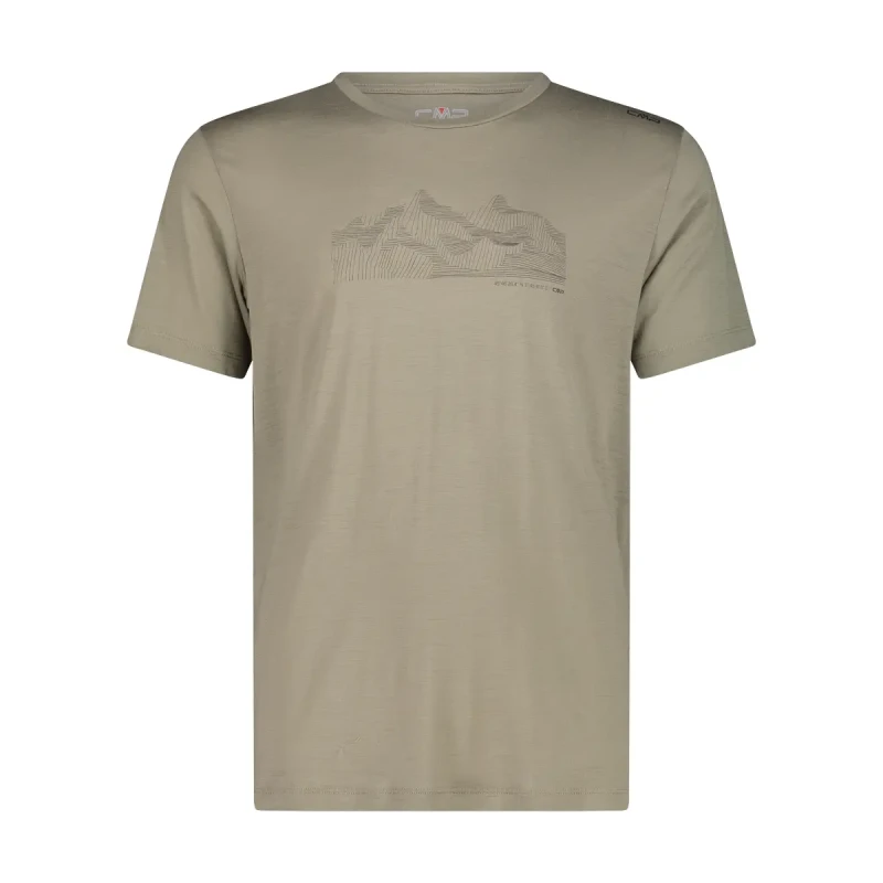 Image of CMP Merino wool crew neck T-Shirt CMP Gris Male 3XL