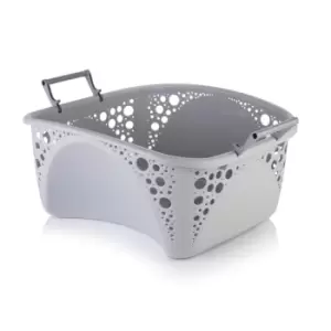 image of Minky 40L Stackable Laundry Basket Grey