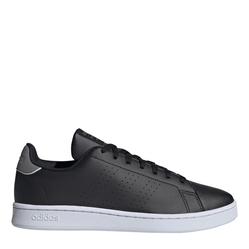 Image of adidas Mens Advantage Low-Top Trainers Black/Grey Thre male 6 (39.3)