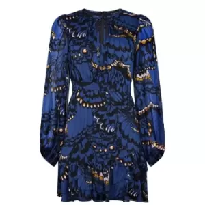 Image of Ted Baker Pollei Mini Dress - Blue