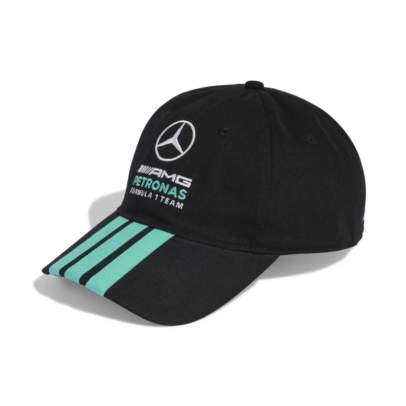 Image of Adidas Mercedes AMG baseball cap Petronas Formula One Team DNA Noir Unisex M/L (58/60 cm)