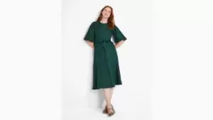 Image of Silk-blend Matinee Dress