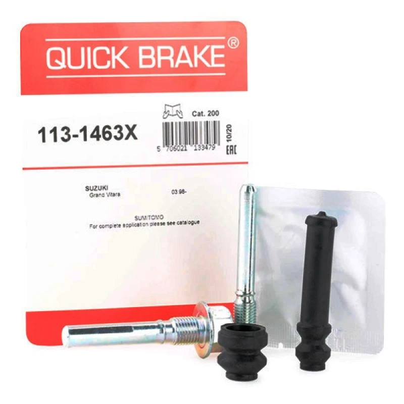 Image of QUICK BRAKE Guide sleeve kit, brake caliper QUICK BRAKE 113-1463X