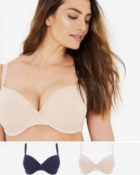 image of Dorina Curves Lila 2 Pack T Shirt Bras