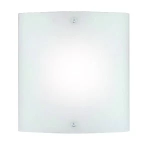 Image of 1 Light Indoor Wall Light Chrome with Frosted Glass, E27